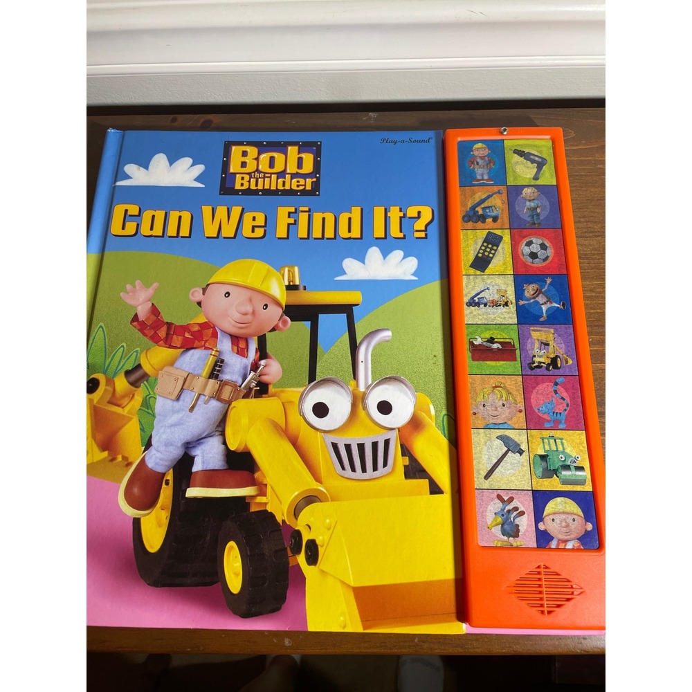 Bob the Builder Can We Find It? Play-a-Sound Interactive Board Book Sound Icons